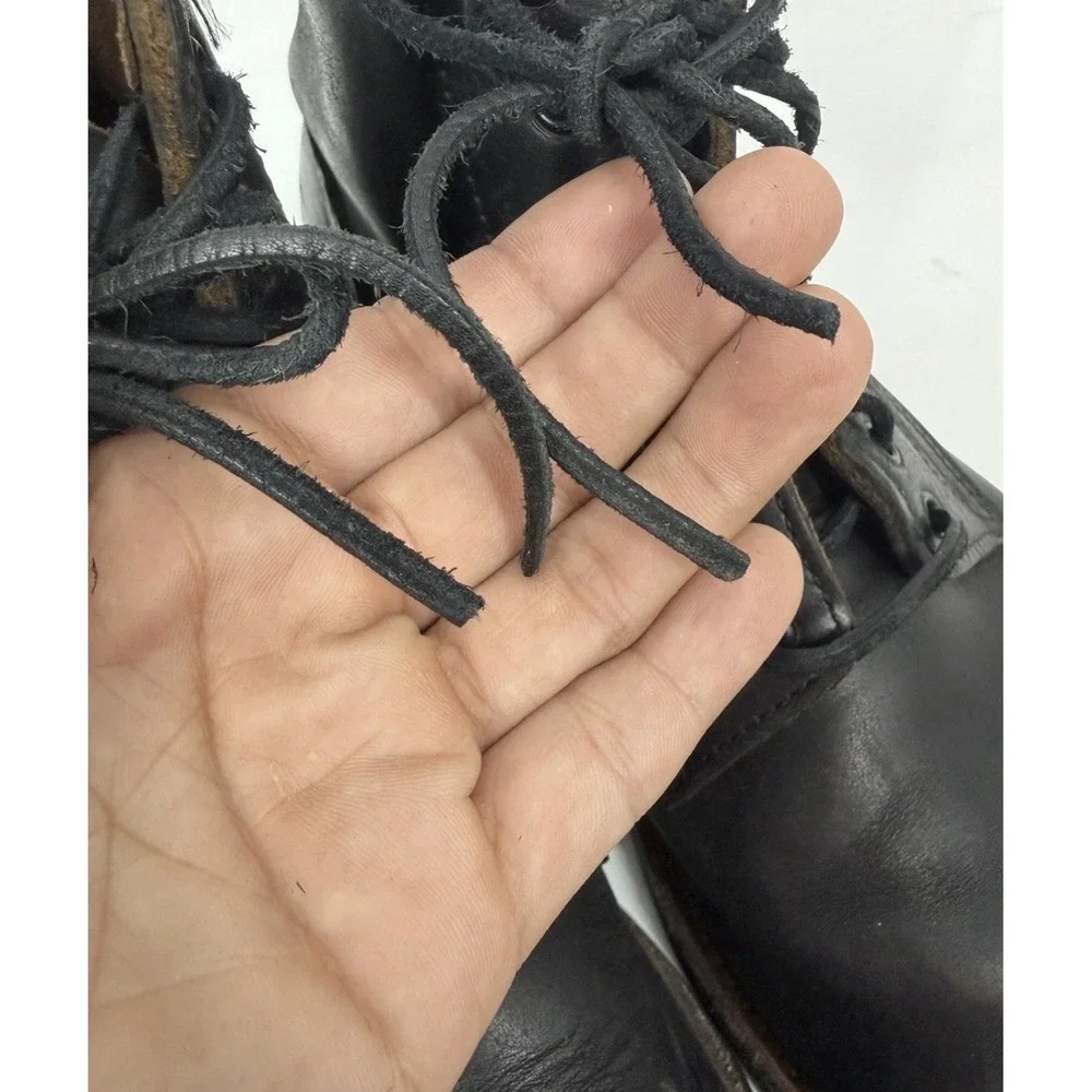 Oak Street Bootmakers Leather Trench Boots Size 11 D Natural Dainite Soles USA